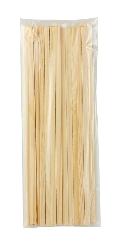 Wood stick pine 2×5×200mm 20 pieces set01