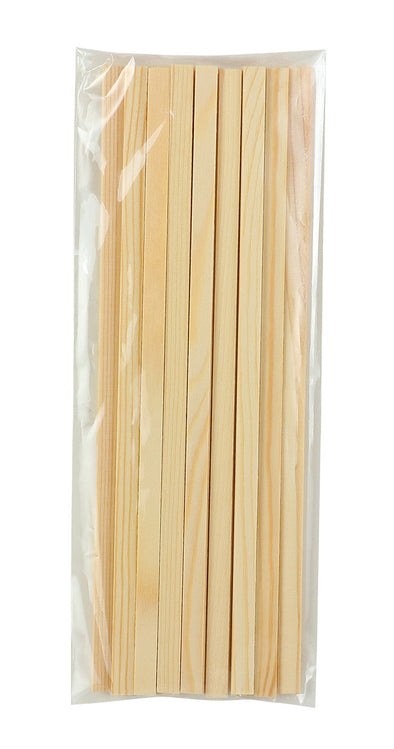 Wood stick pine 2×7×200mm 20 pieces set01