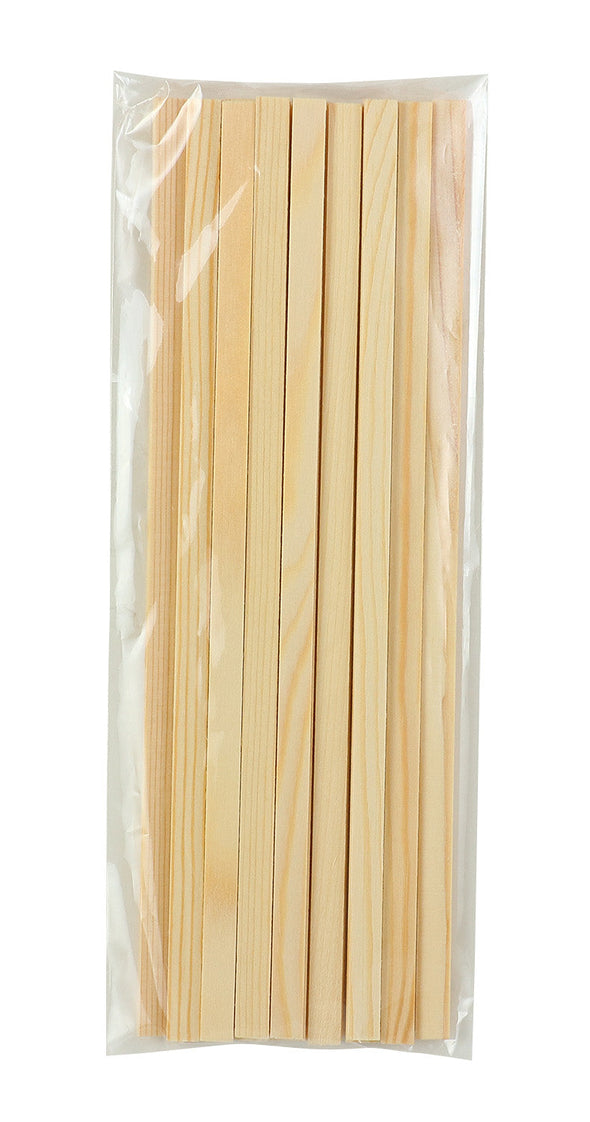 Wood stick pine 2×7×200mm 20 pieces set01