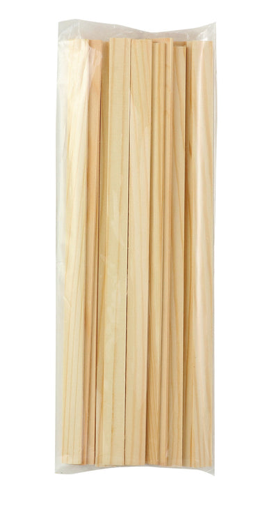 Wood stick pine 2×10×200mm 20 pieces set01