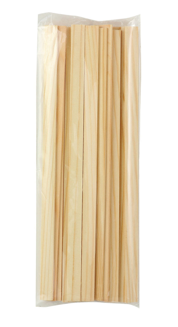 Wood stick pine 2×10×200mm 20 pieces set01