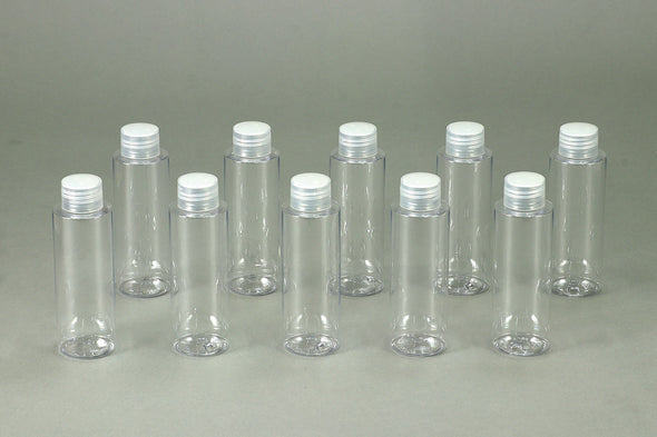 Transparent plastic bottle Φ40×120mm 10 pieces set03