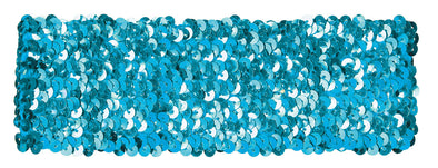 Metallic wide turban blue01