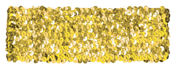 Metallic wide turban gold01