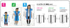 Long happy non-woven fabric light blue S (with headband)01