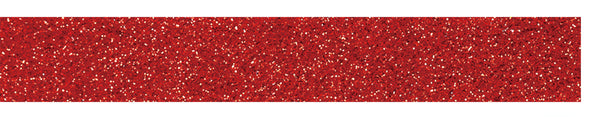 Glitter tape 2.5m roll red01