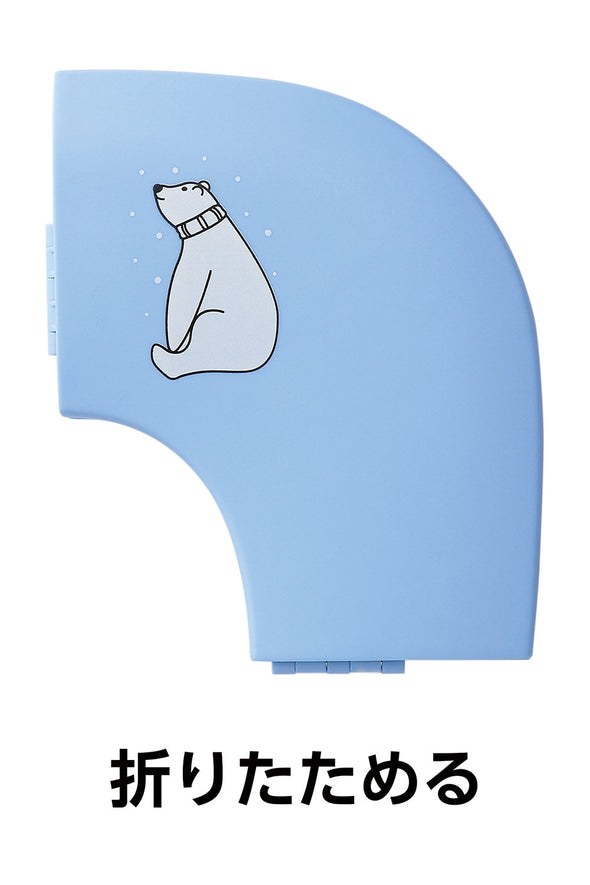 Foldable auxiliary toilet seat (blue)02