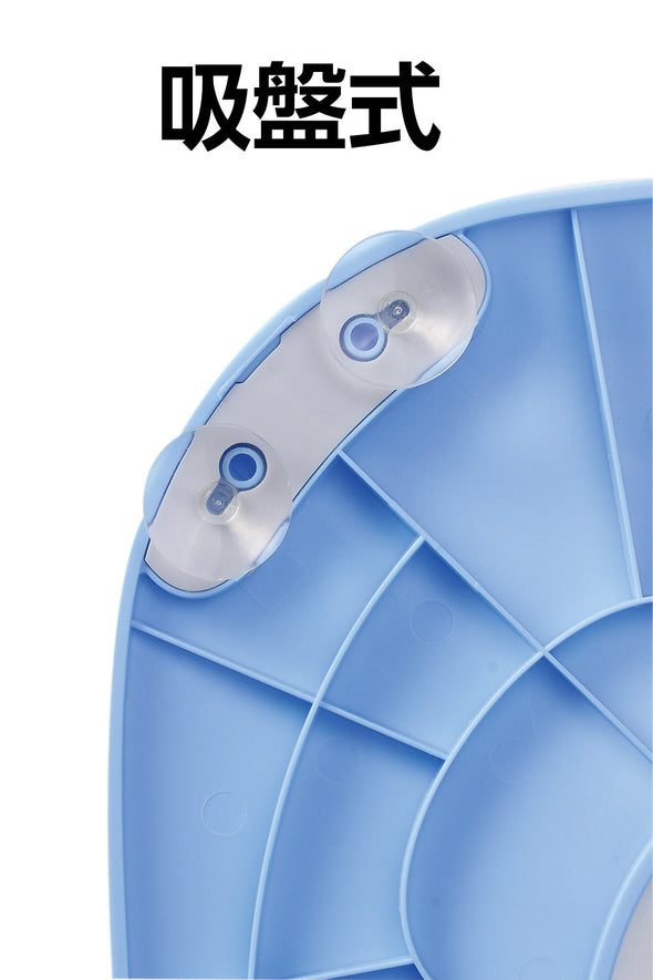 Foldable auxiliary toilet seat (blue)03