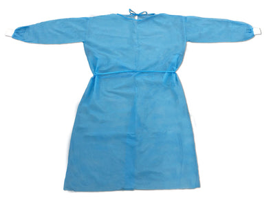 Isolation gown free blue 100 pieces01