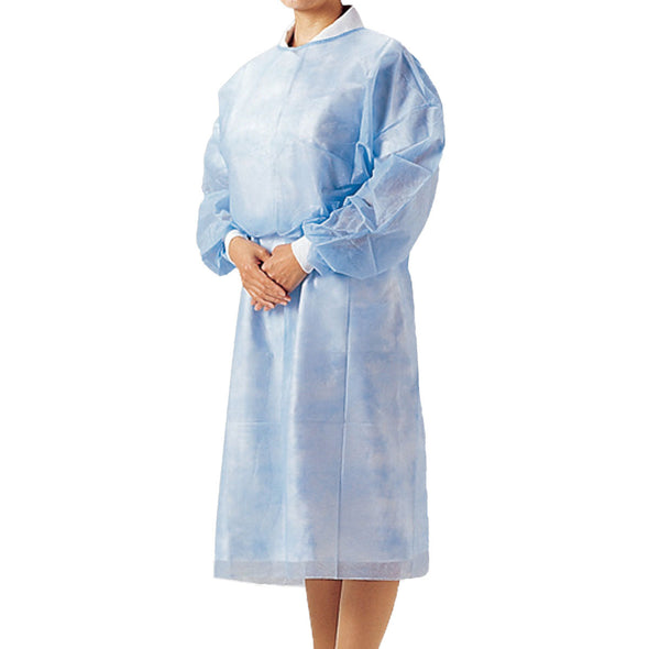 Isolation gown free blue 100 pieces01