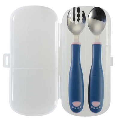 Bendable support spoon & fork set (with case)01