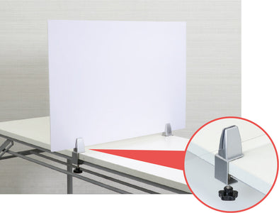 Clamp type panel partition set large white01