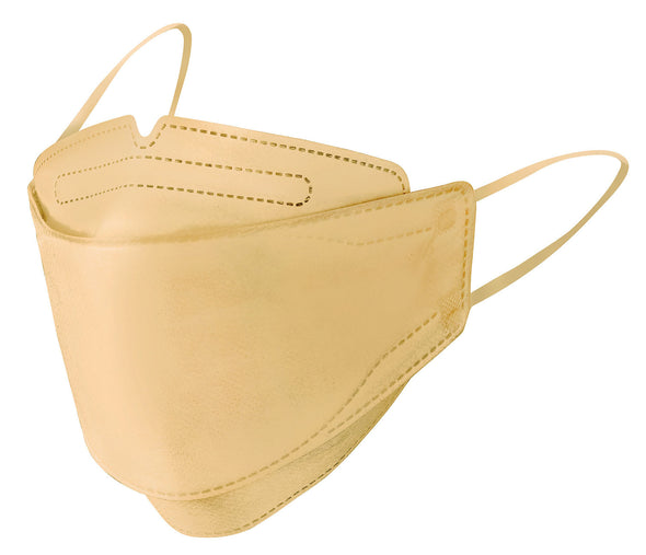 Three-dimensional non-woven color mask (three-layer structure) (50 pieces) beige01