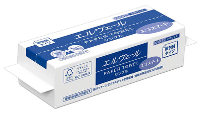 Elval paper all single 200 sheets oval paper packaging type01