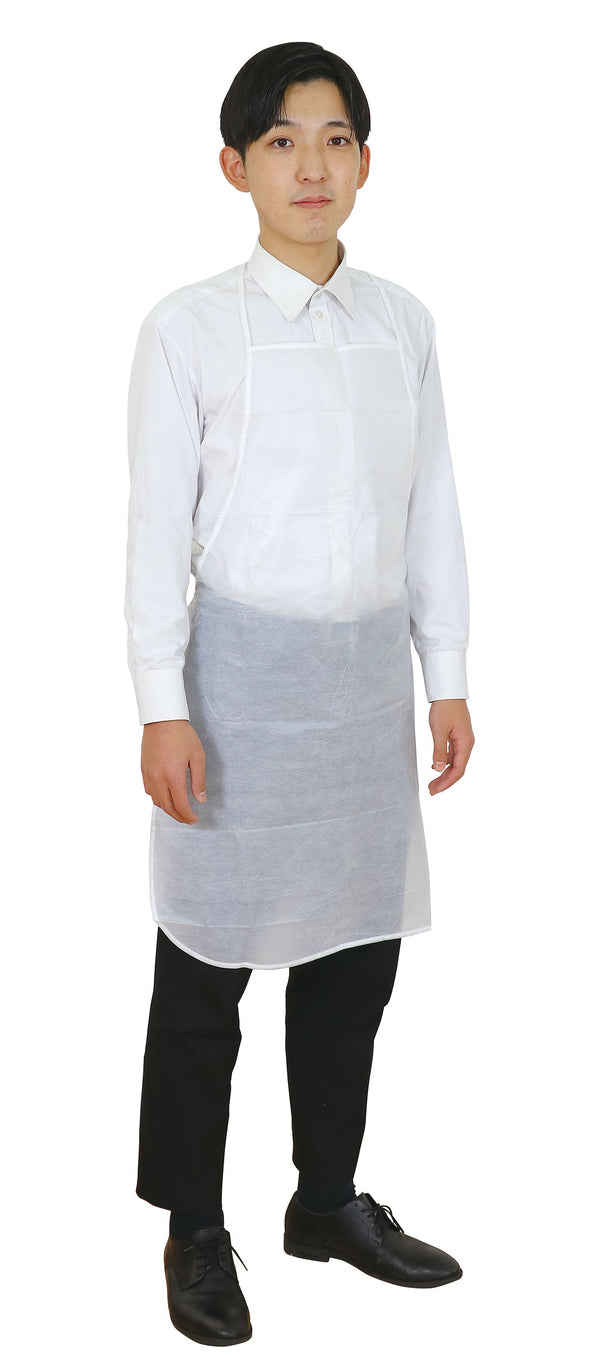Sleeveless non-woven apron (10 pieces)01