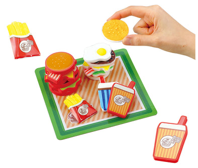 Clay de making hamburger shop with clay01