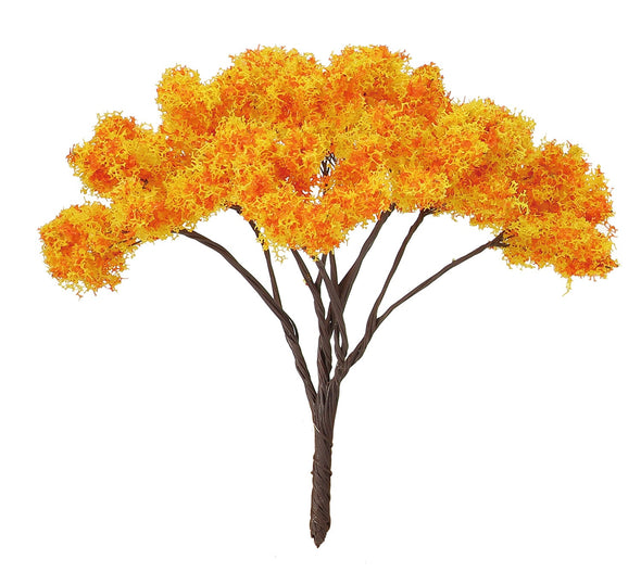 Diorama model autumn tree 1/50 set of 1001