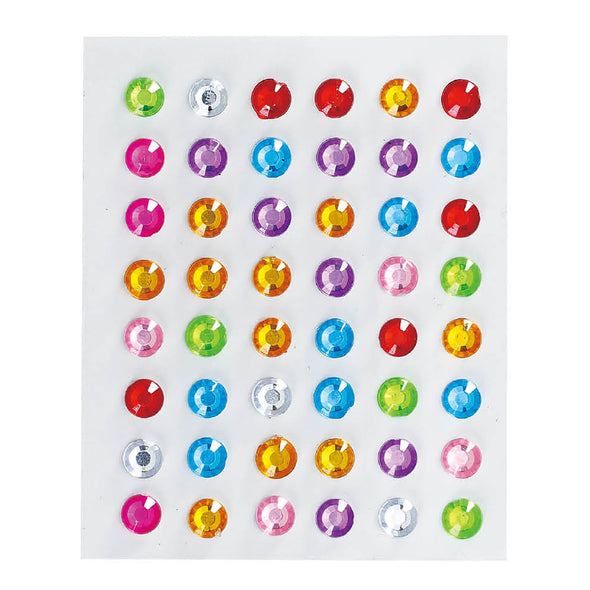 Comes with gemstone stickers! Makeup set coloring book05