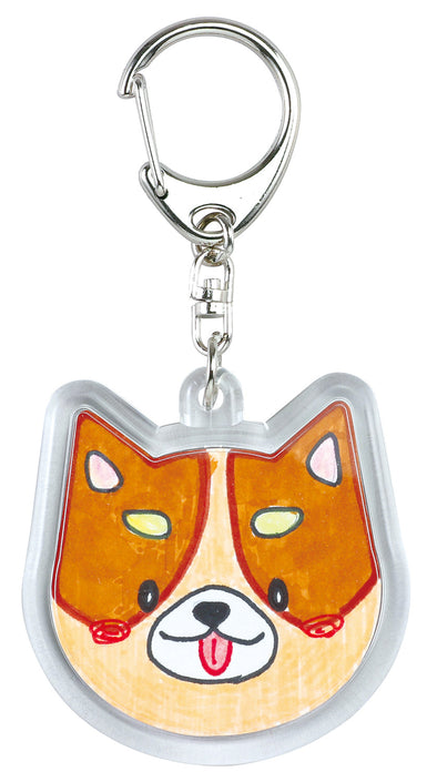 Hamepachi-kun key holder animal type01