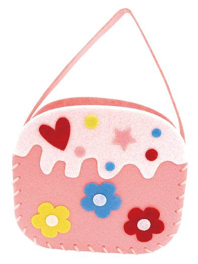 Handmade felt bag flower01