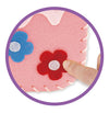 Handmade felt bag flower01