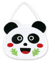 Handmade felt bag panda01