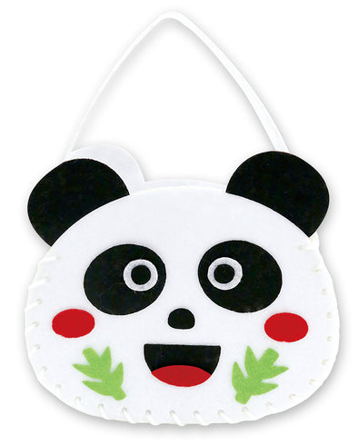 Handmade felt bag panda01