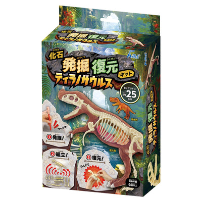 Fossil excavation restoration kit Tyrannosaurus01