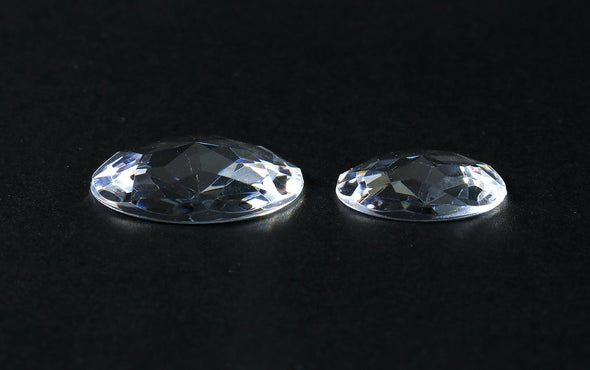 Clear cabochon parts crystal 20mm 20 pieces02