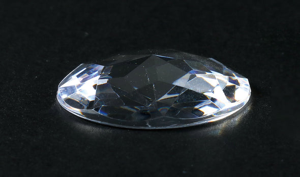 Clear cabochon parts crystal 25mm 20 pieces04