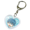Clear key holder heart type01