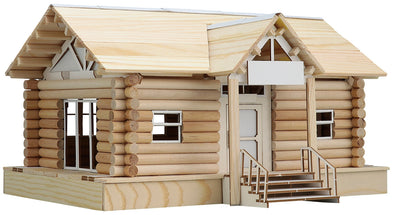 Wood model series log house01
