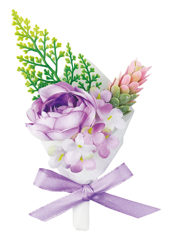 Corsage kit purple01