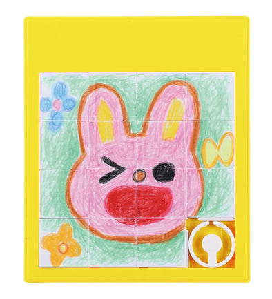 Drawing slide puzzle (yellow)01