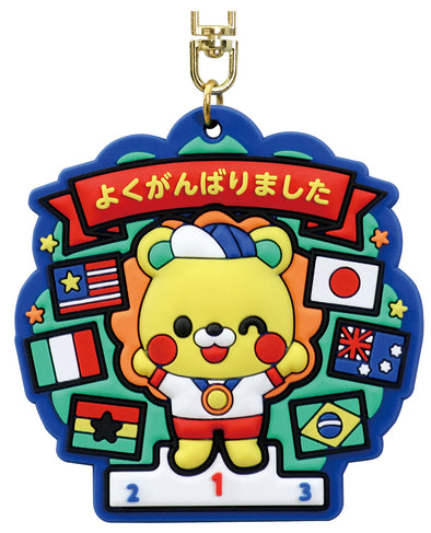 Rubber magnet medal animals01