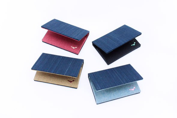 Business card case (Bushuu Sho-Aizome) 4 colors