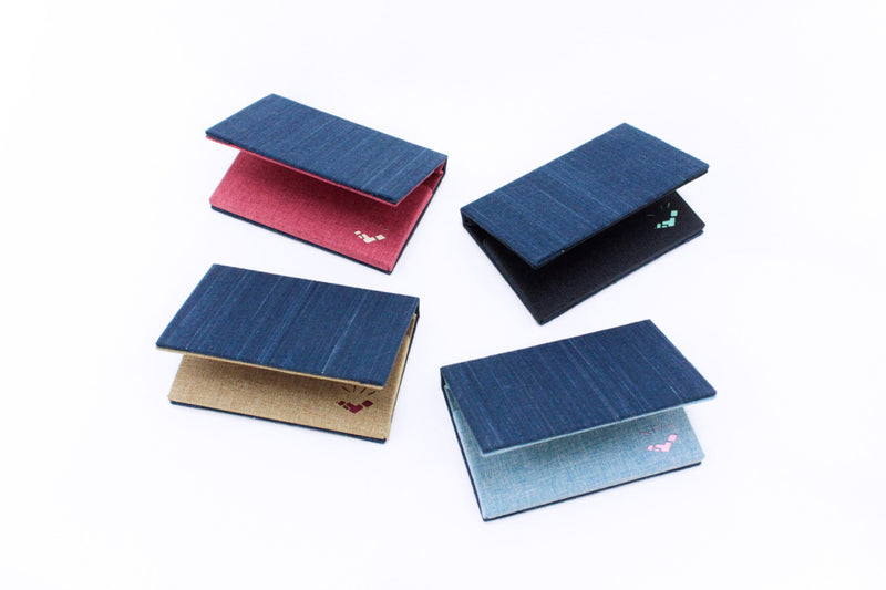 Business card case (Bushuu sho-Aizome) 4color