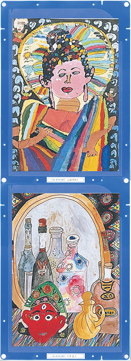 Vertical and horizontal connection type bulletin board holder B4 and 8 cuts02