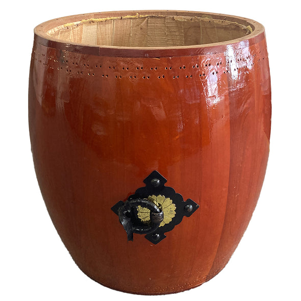 HNS15-03 [Leather tear] 1 shaku 5sun NAGADO drum