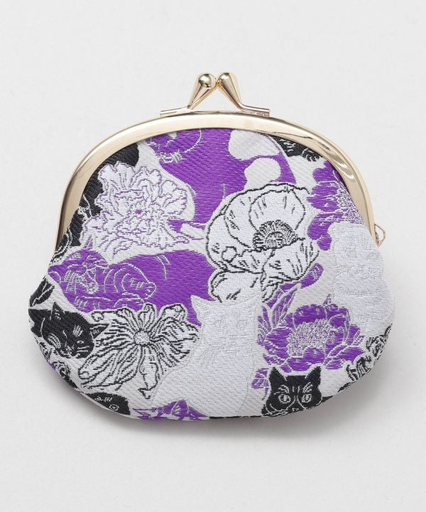 Cat and Flower Round Coin Purse - For online shopping of Cat and Flower Round Coin Purse - For online shopping of