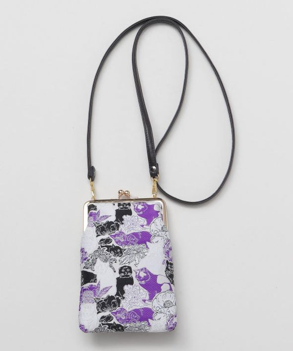 Cat and Flower Shoulder Bag