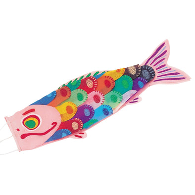 Carp streamer (fabric assembled) pink01