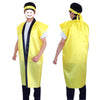 Satin Long Happy Yellow L (with headband)01