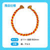 Twisted headband red/yellow05