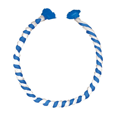 Twisted headband blue/white01