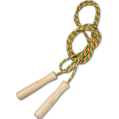 Wooden jump rope orange01