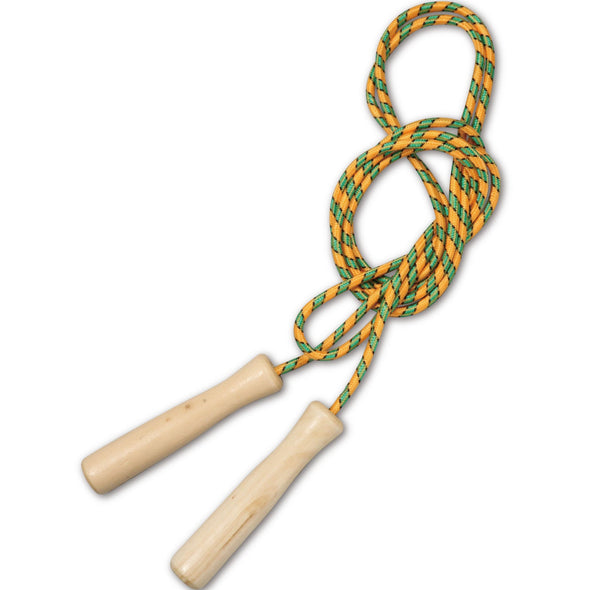 Wooden jump rope orange01