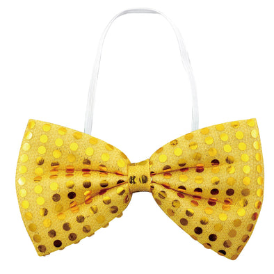 Sparkly butterfly neck tie gold01