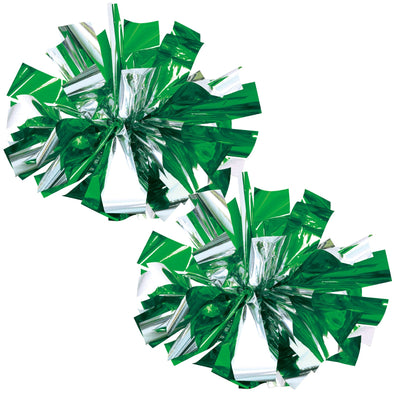Hand free pompon green silver01