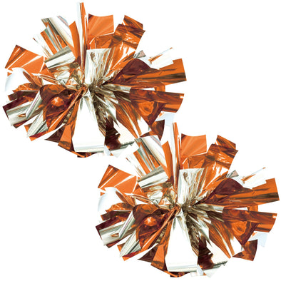 Hand free pompon orange silver01